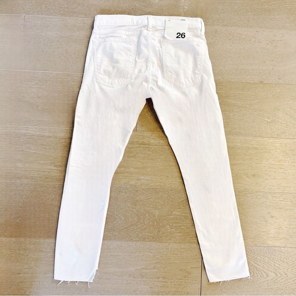 Rag & Bone Dre Capri in White - Picture 8 of 15